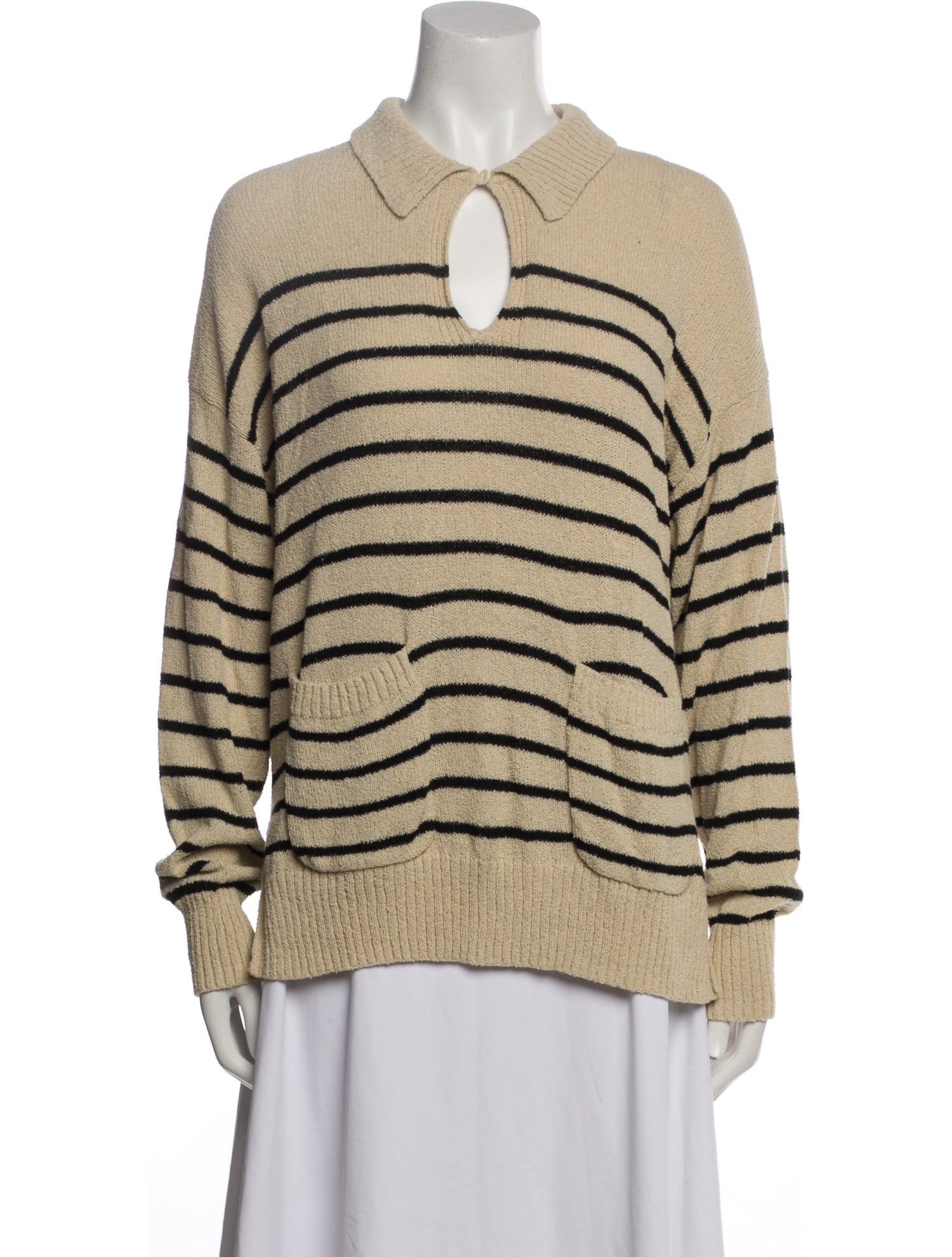 Alex Mill Striped V-Neck Sweater