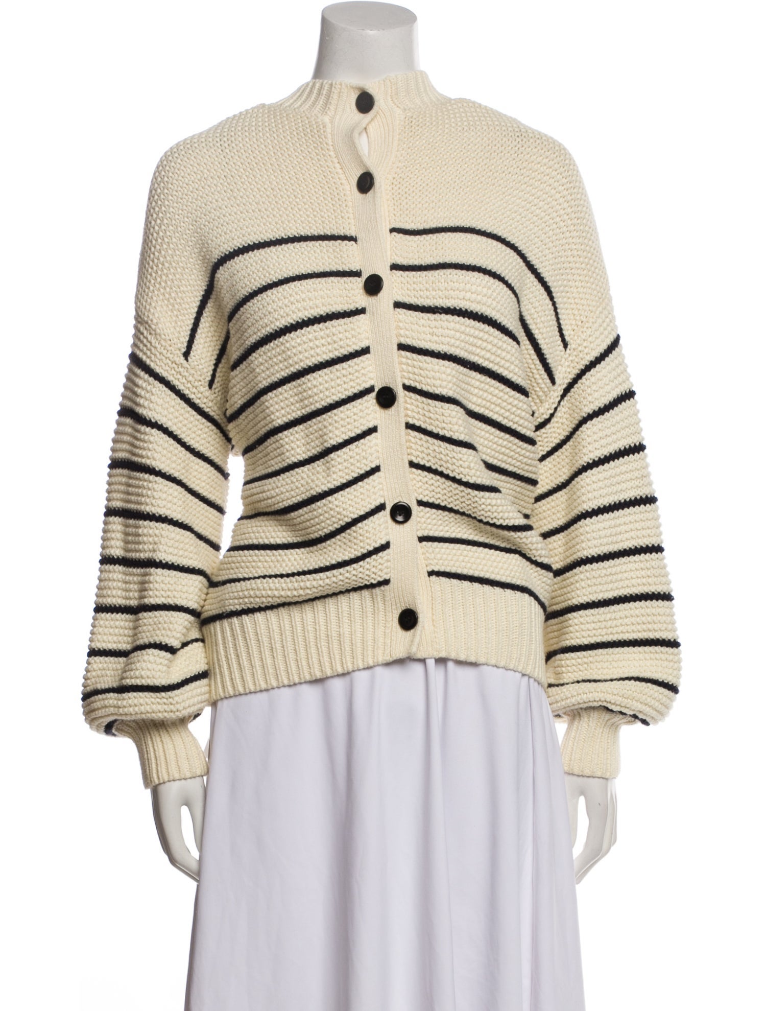 Alex Mill Striped Mock Neck Sweater