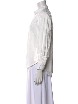 Alex Mill Three-Quarter Sleeve Button-Up Top