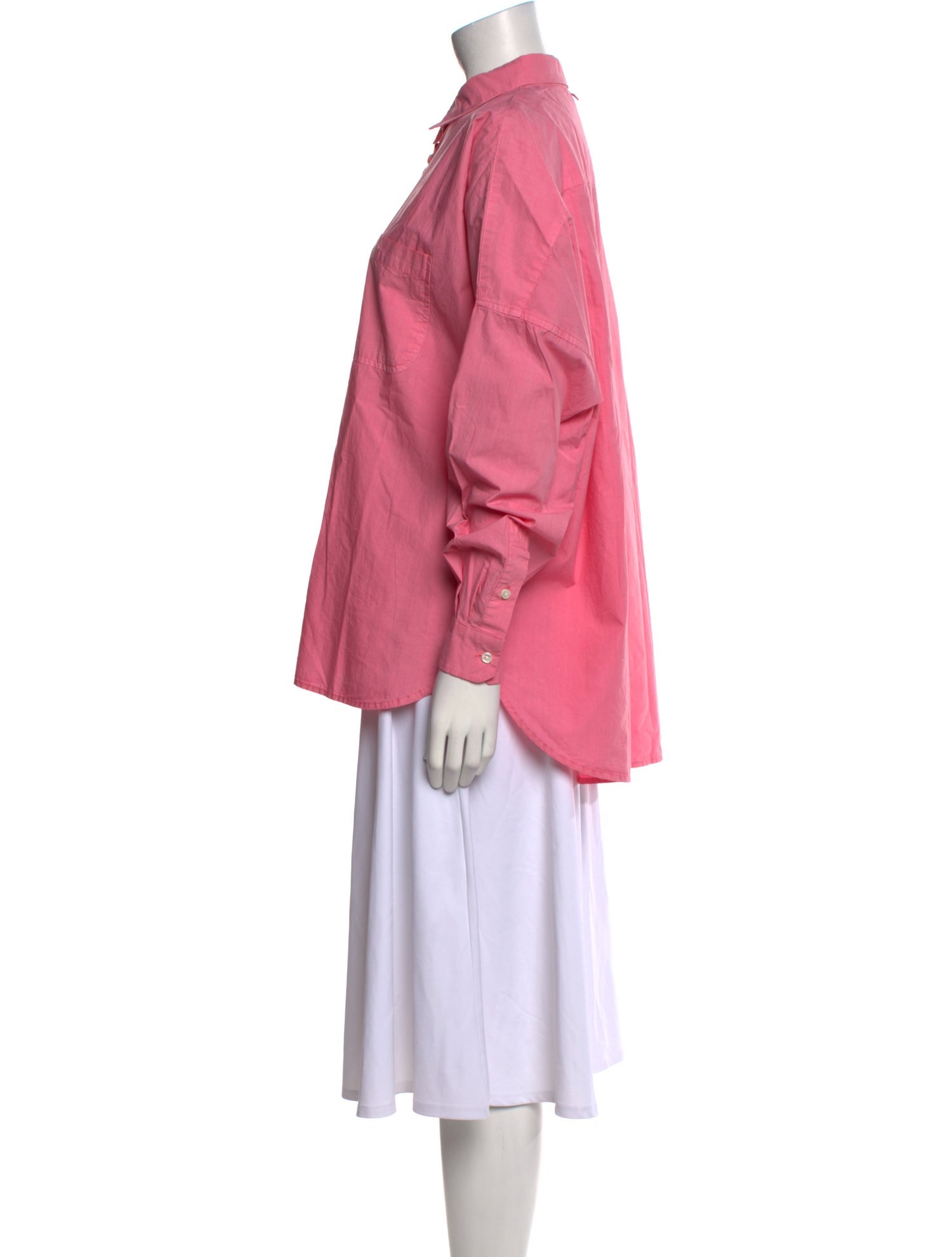 Alex Mill Mock Neck Long Sleeve Button-Up Top w/ Tags