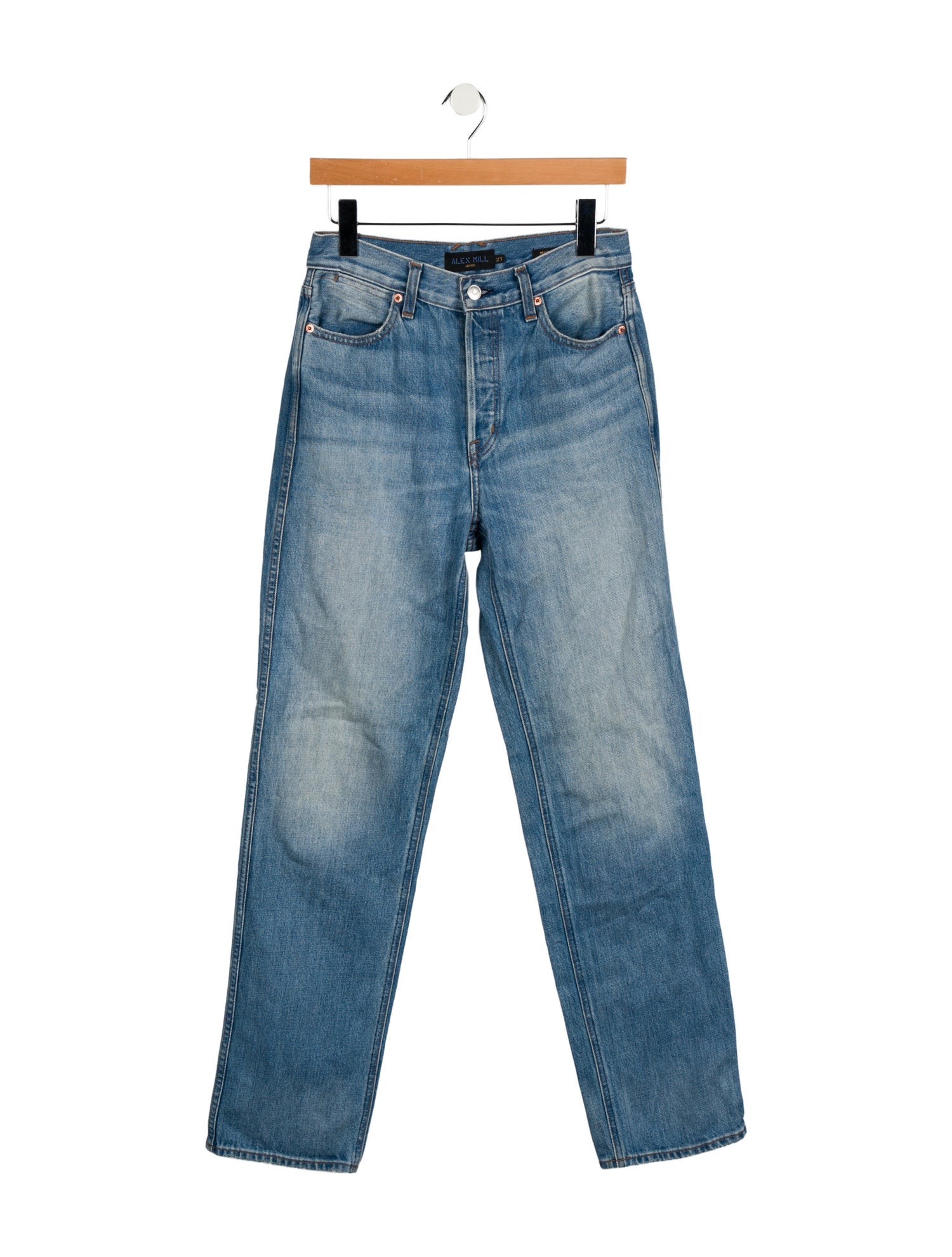 Alex Mill High-Rise Straight Leg Jeans