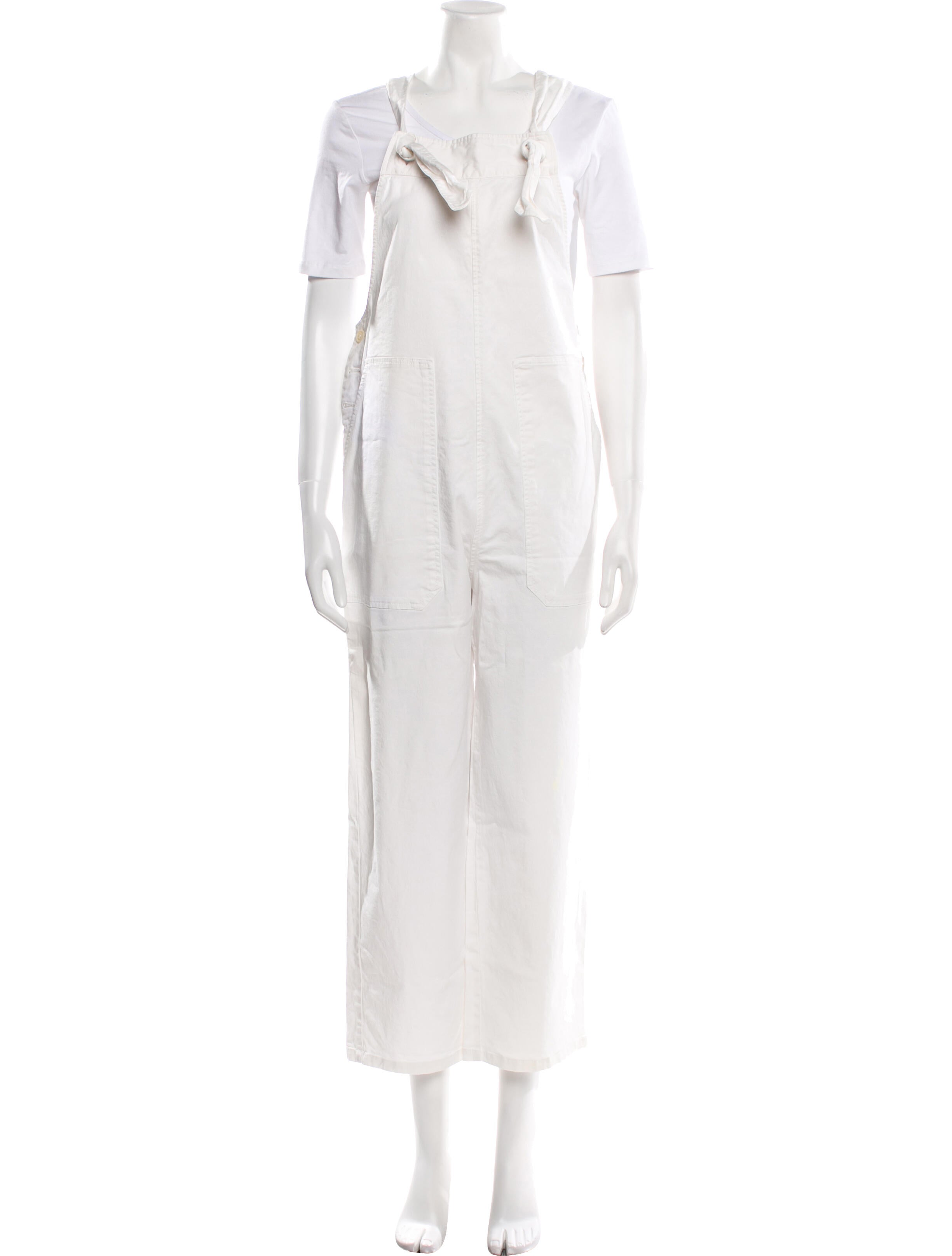 Alex Mill Linen Square Neckline Jumpsuit