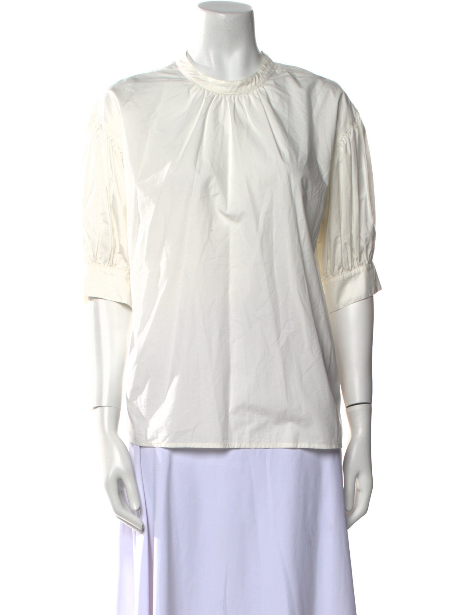 Alex Mill Crew Neck Three-Quarter Sleeve Blouse