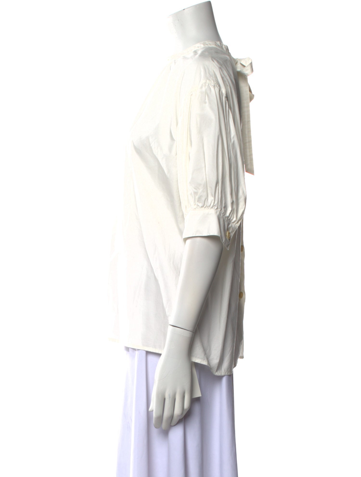 Alex Mill Crew Neck Three-Quarter Sleeve Blouse