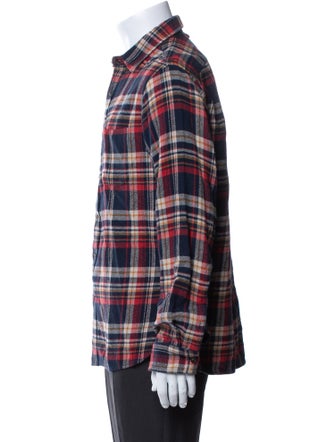 Alex Mill Plaid Print Long Sleeve Shirt