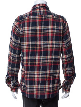 Alex Mill Plaid Print Long Sleeve Shirt