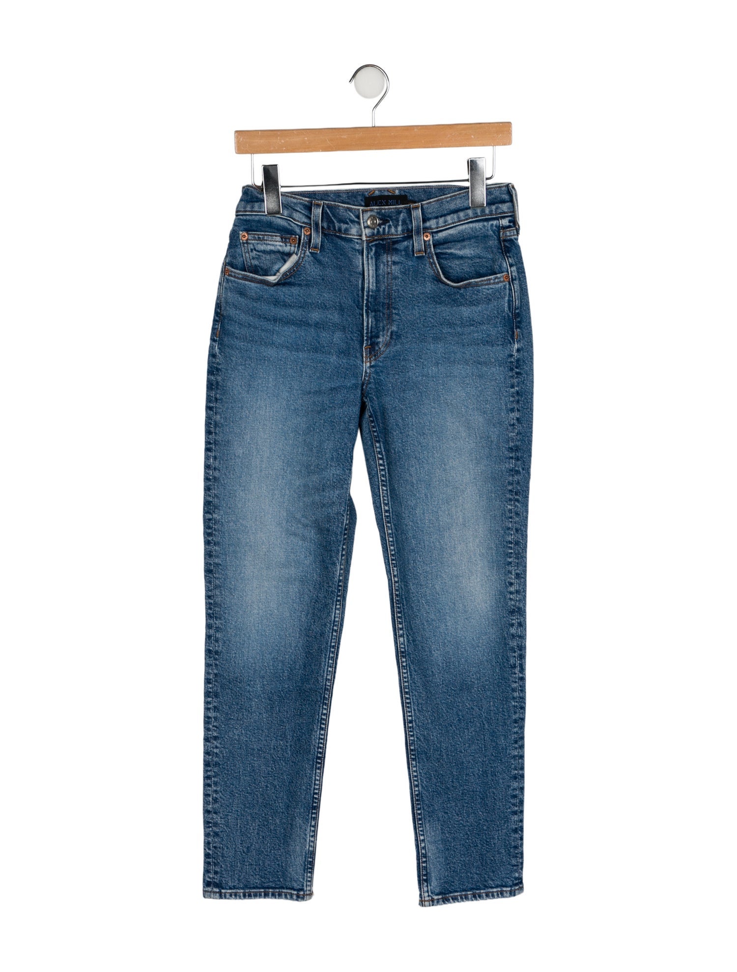 Alex Mill Mid-Rise Straight Leg Jeans