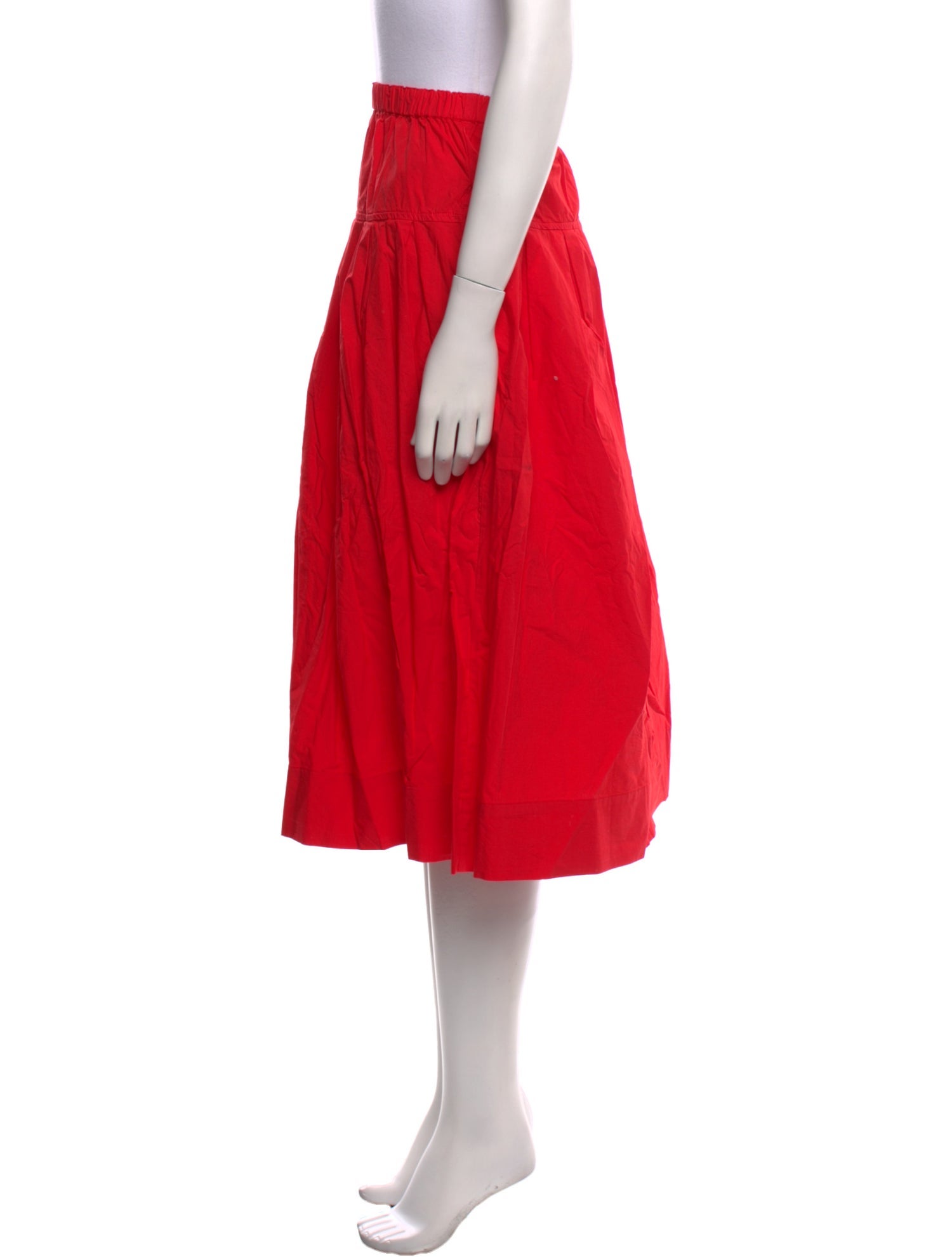 Alex Mill Pleated Accents Knee-Length Skirt w/ Tags