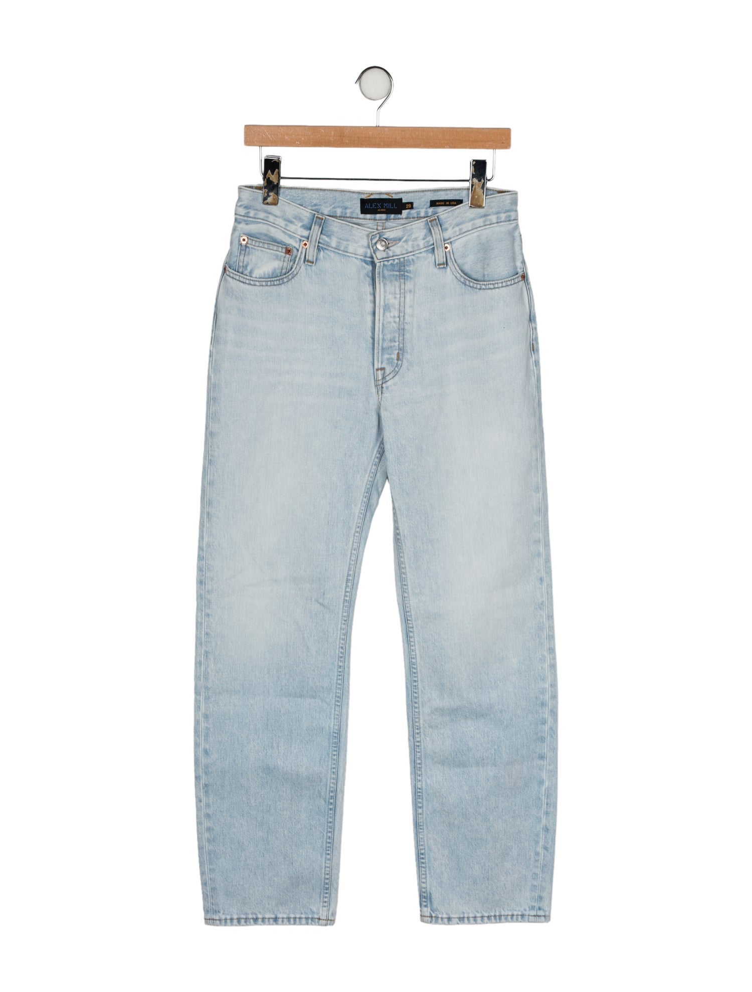 Alex Mill Mid-Rise Straight Leg Jeans