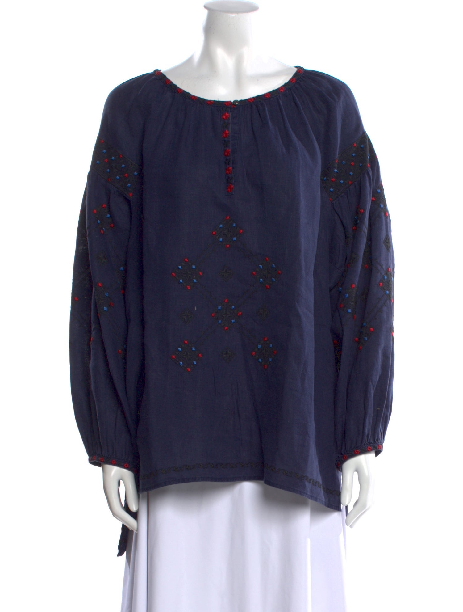Alex Mill Linen Printed Blouse