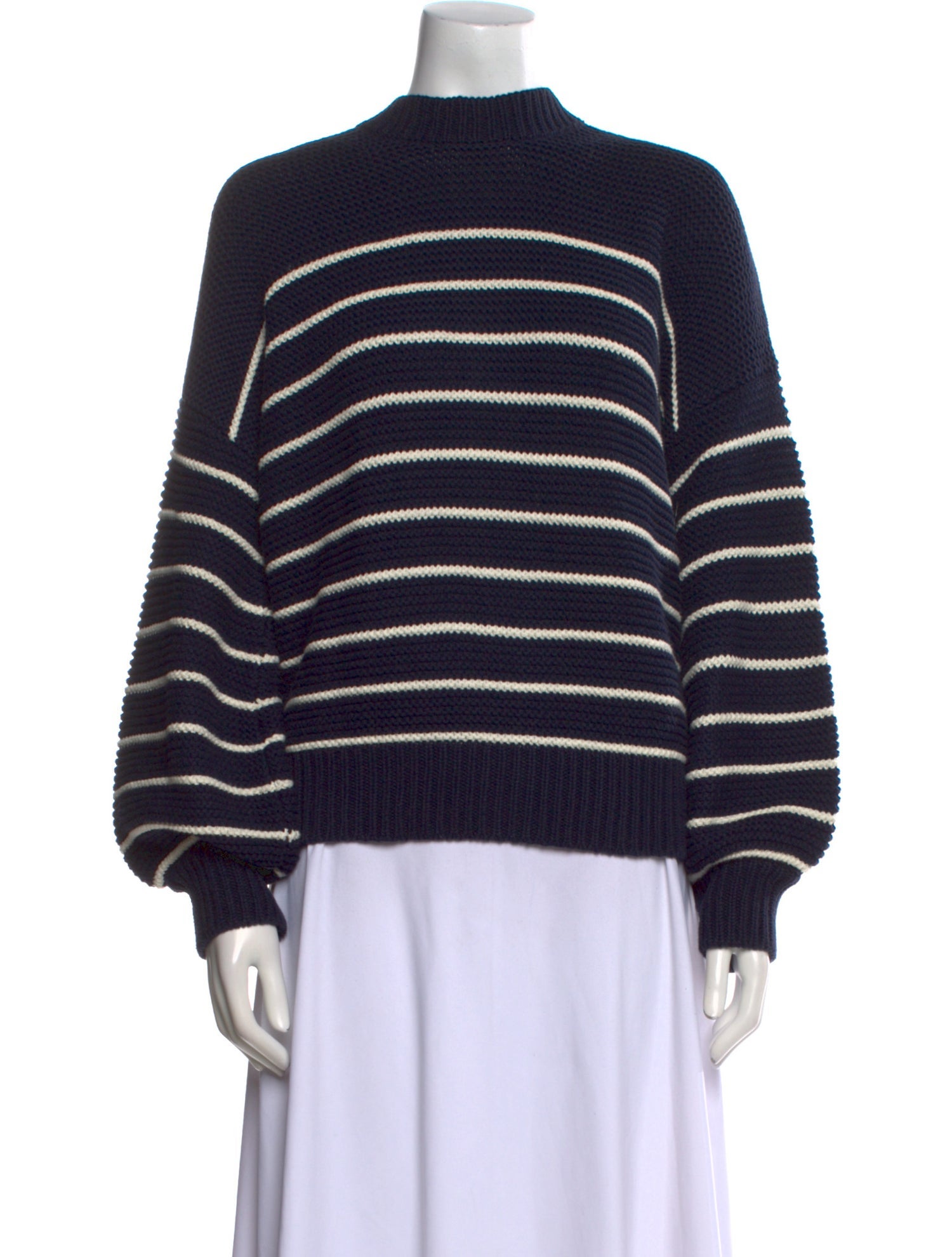 Alex Mill Striped Mock Neck Sweater