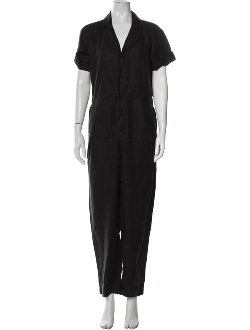 Alex Mill Linen V-Neck Jumpsuit