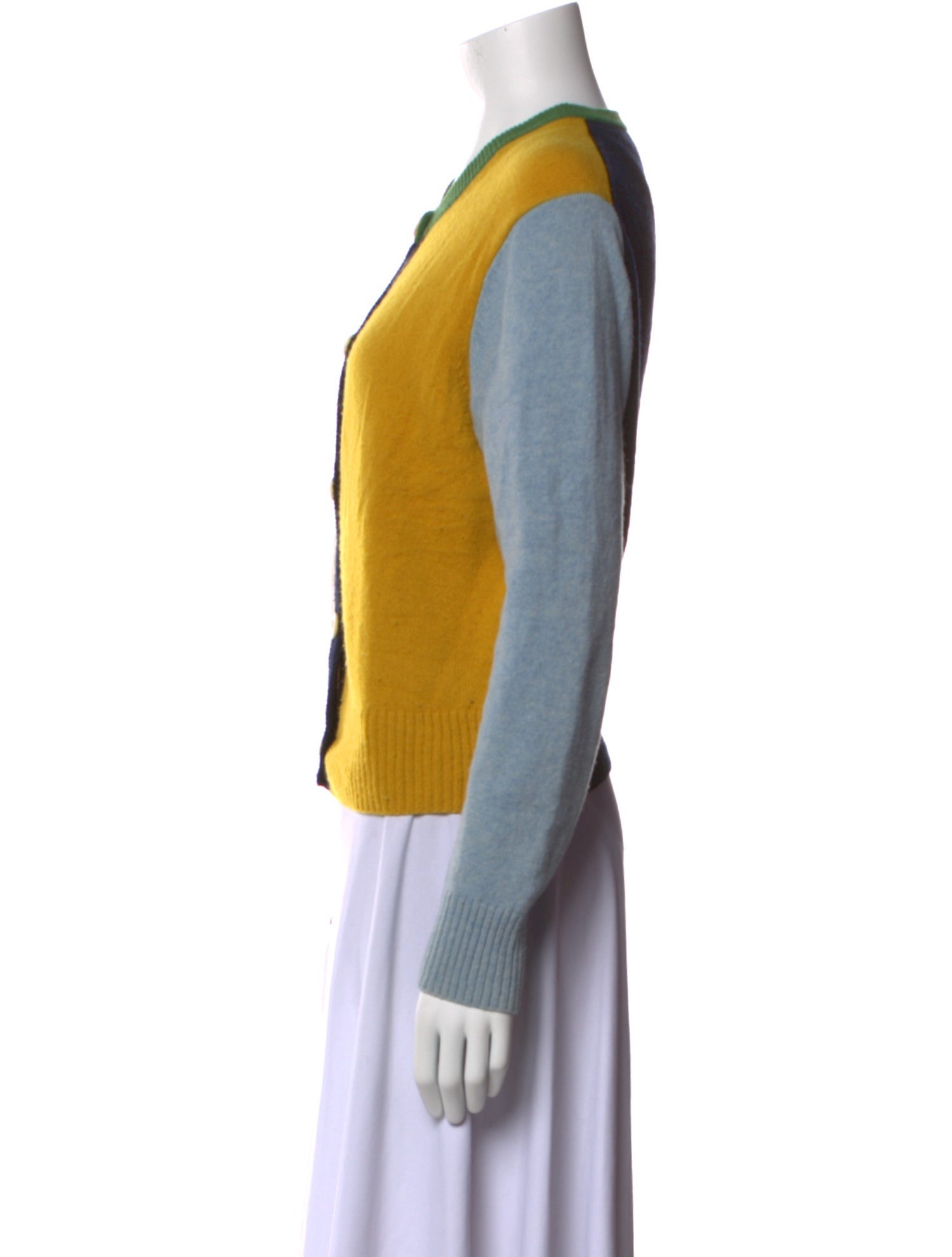 Alex Mill Merino Wool Colorblock Pattern Sweater