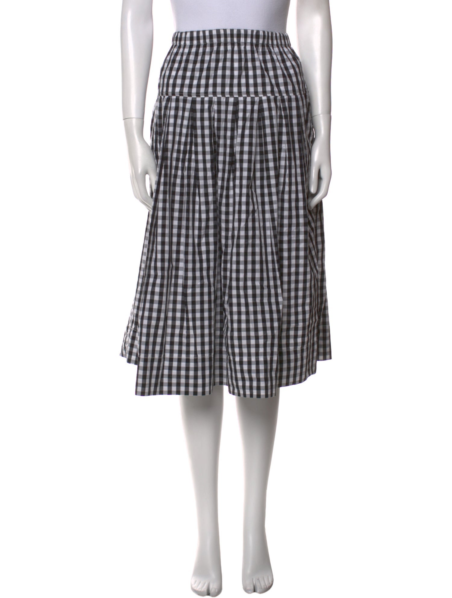 Alex Mill Plaid Print Knee-Length Skirt