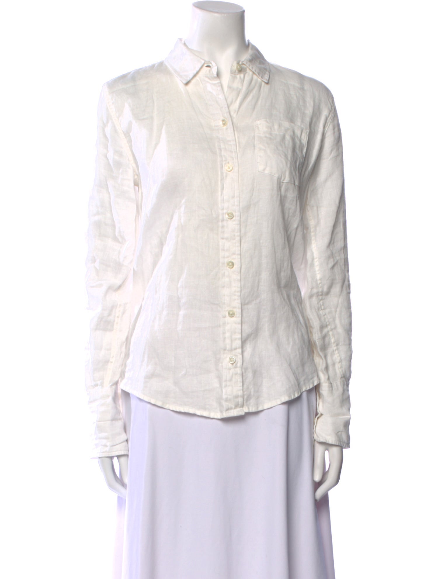 Alex Mill Linen Long Sleeve Button-Up Top