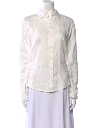 Alex Mill Linen Long Sleeve Button-Up Top