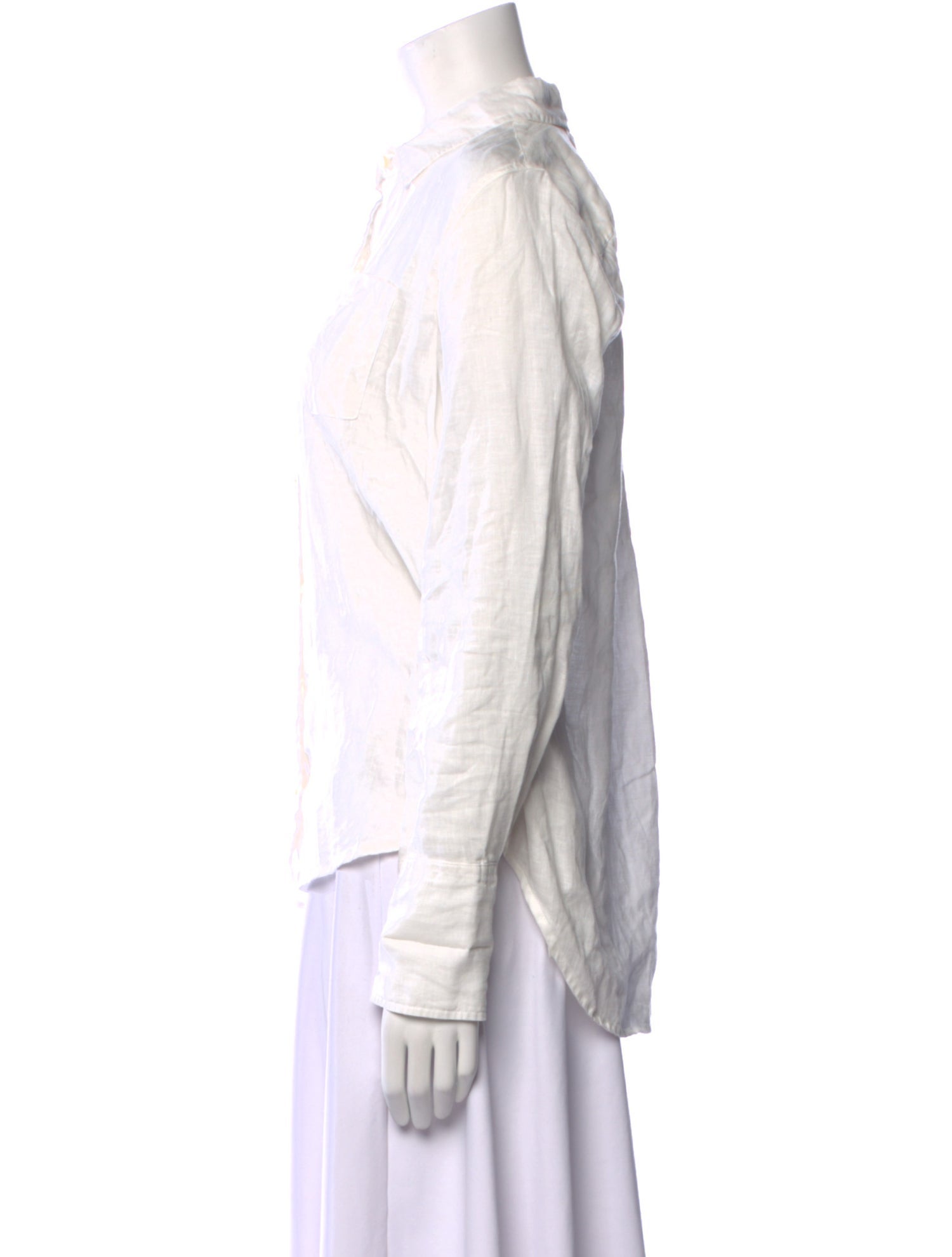 Alex Mill Linen Long Sleeve Button-Up Top