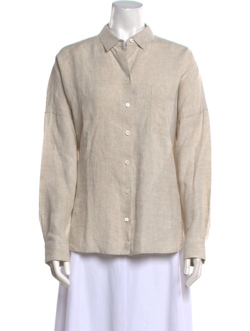 Alex Mill Linen Long Sleeve Button-Up Top