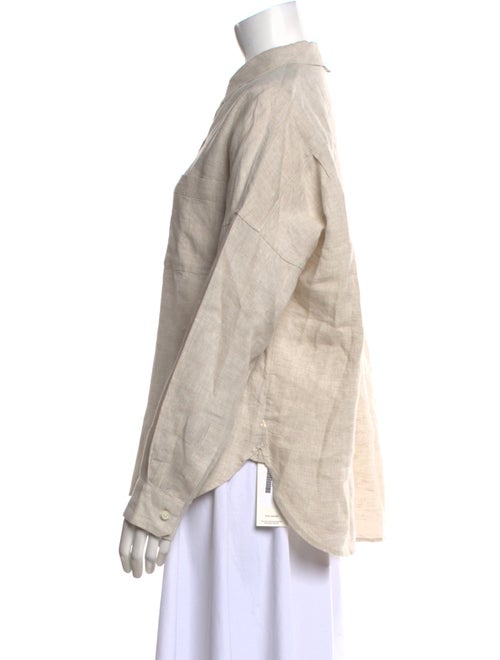 Alex Mill Linen Long Sleeve Button-Up Top