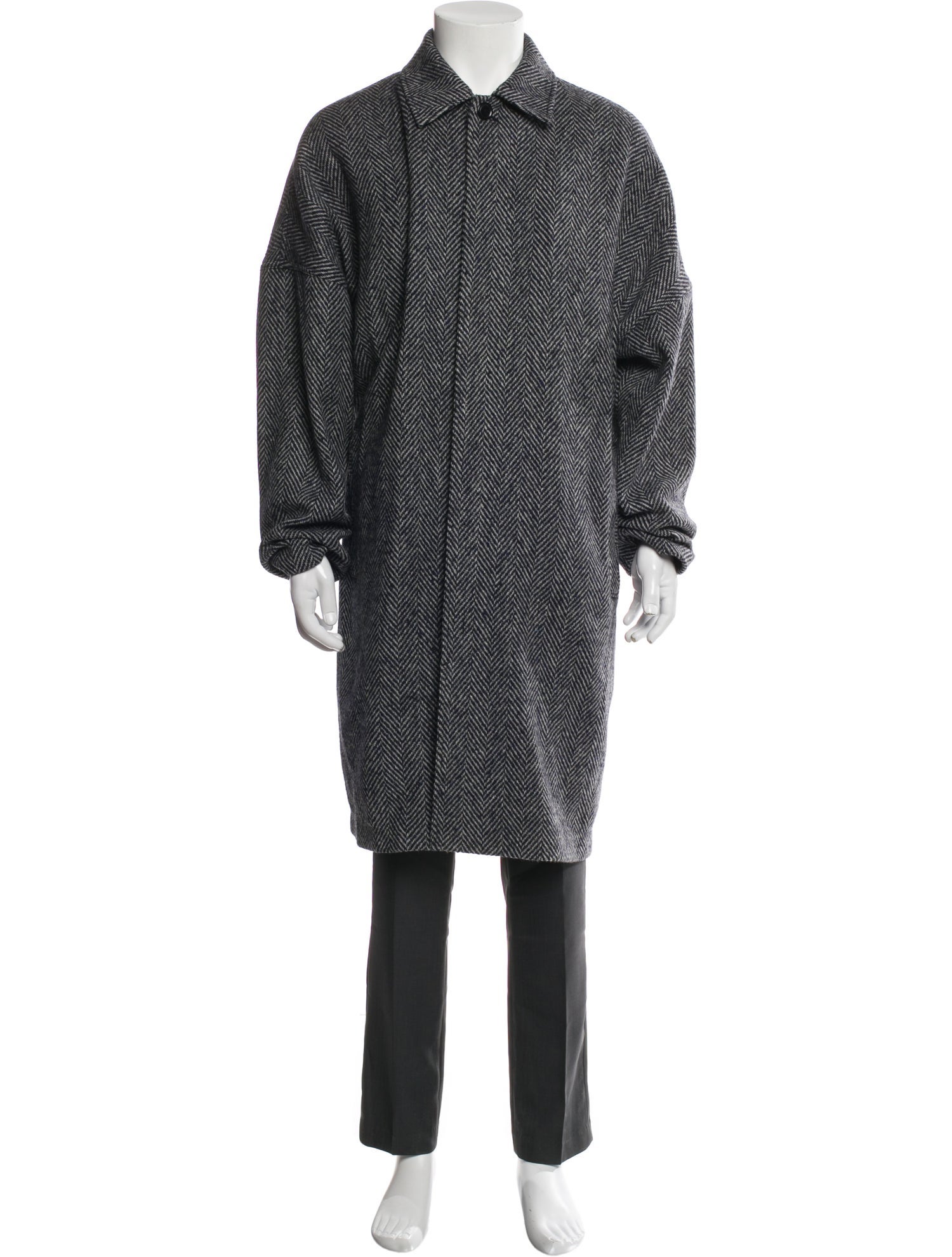 Alex Mill Wool Striped Overcoat