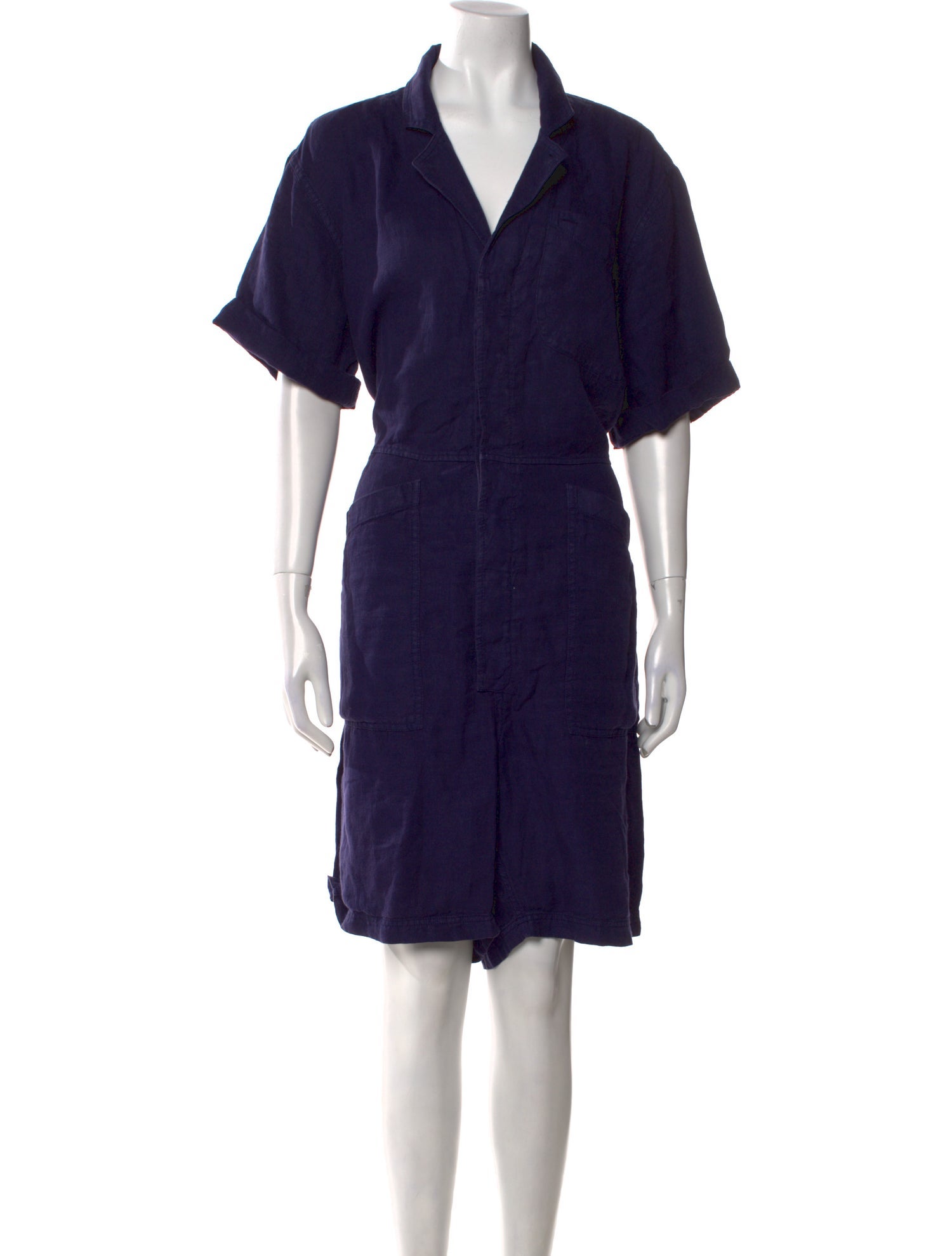 Alex Mill Linen V-Neck Romper