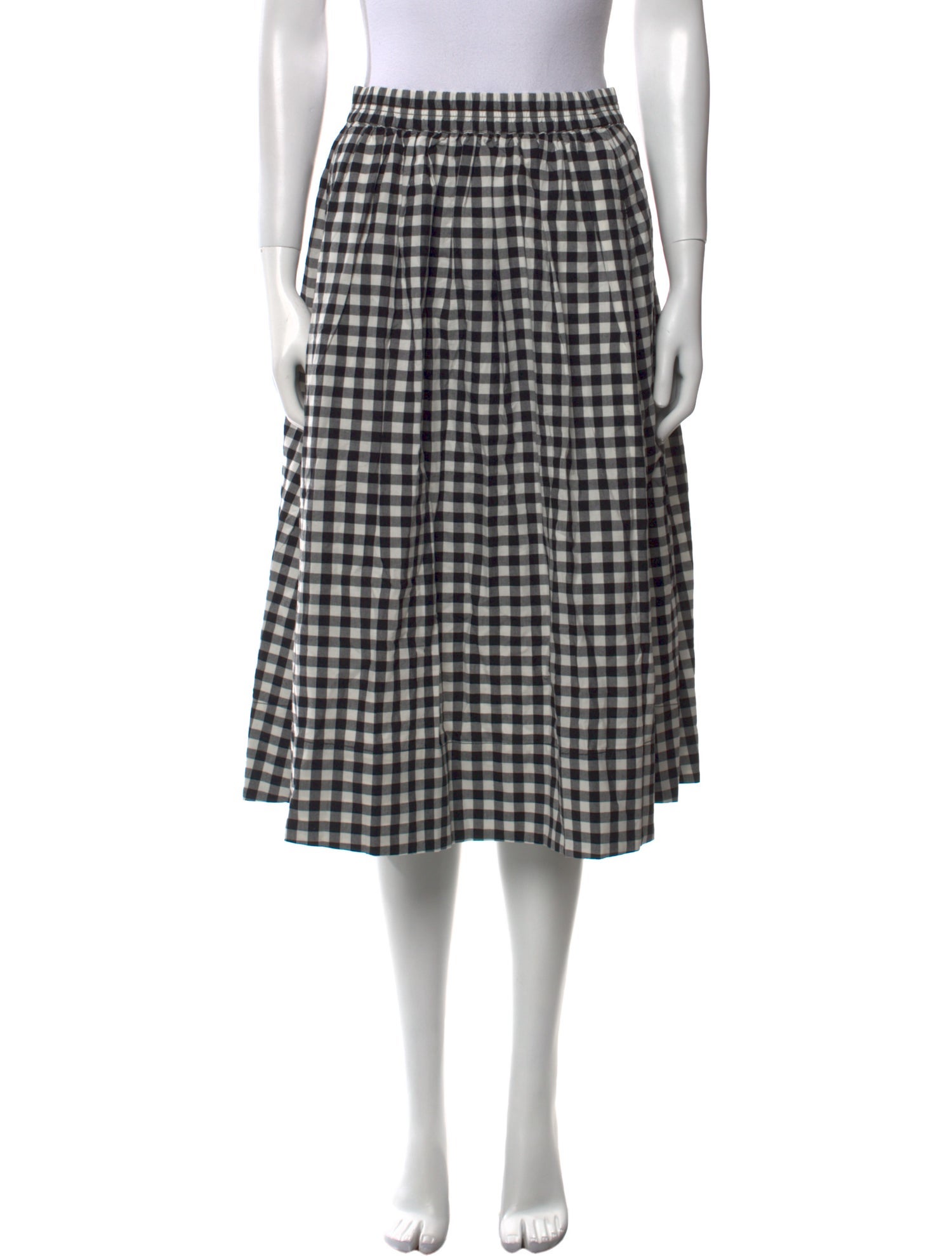 Alex Mill Plaid Print Knee-Length Skirt