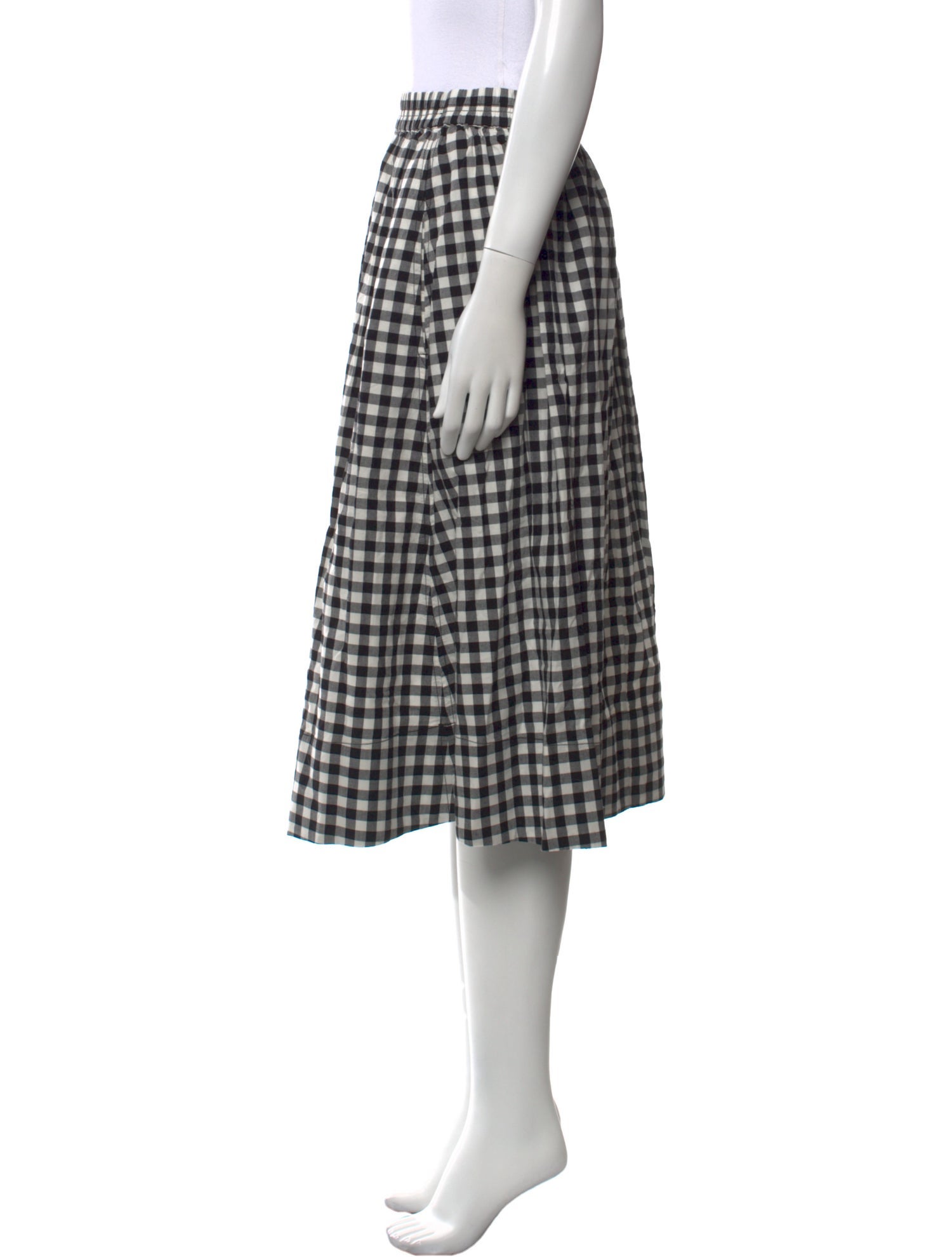 Alex Mill Plaid Print Knee-Length Skirt