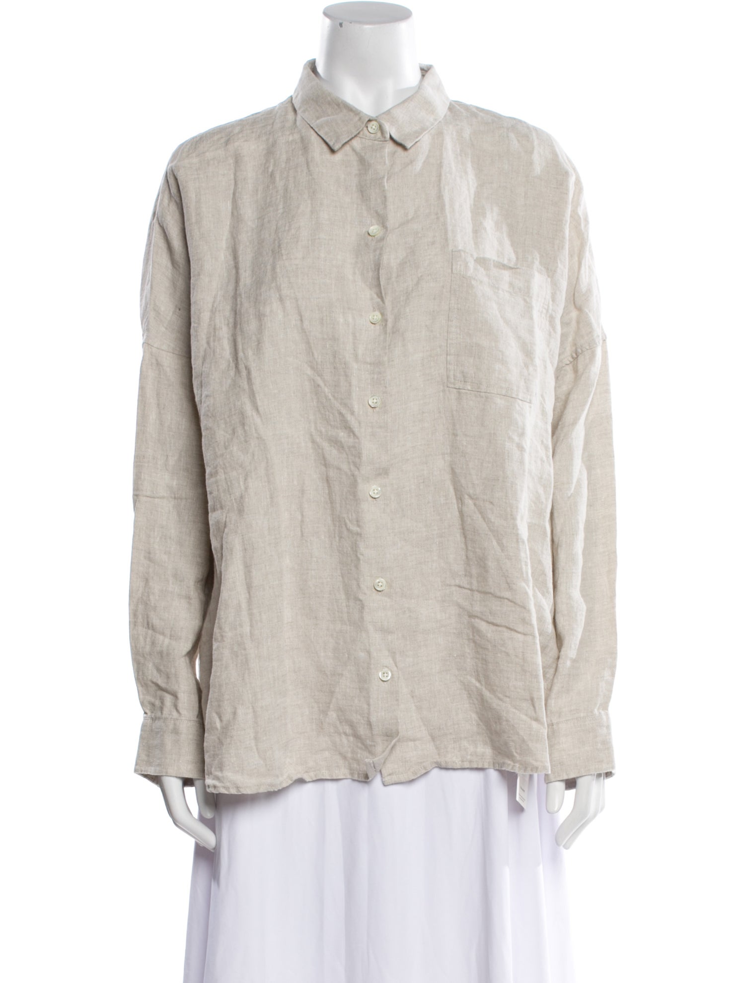 Alex Mill Linen Long Sleeve Button-Up Top w/ Tags