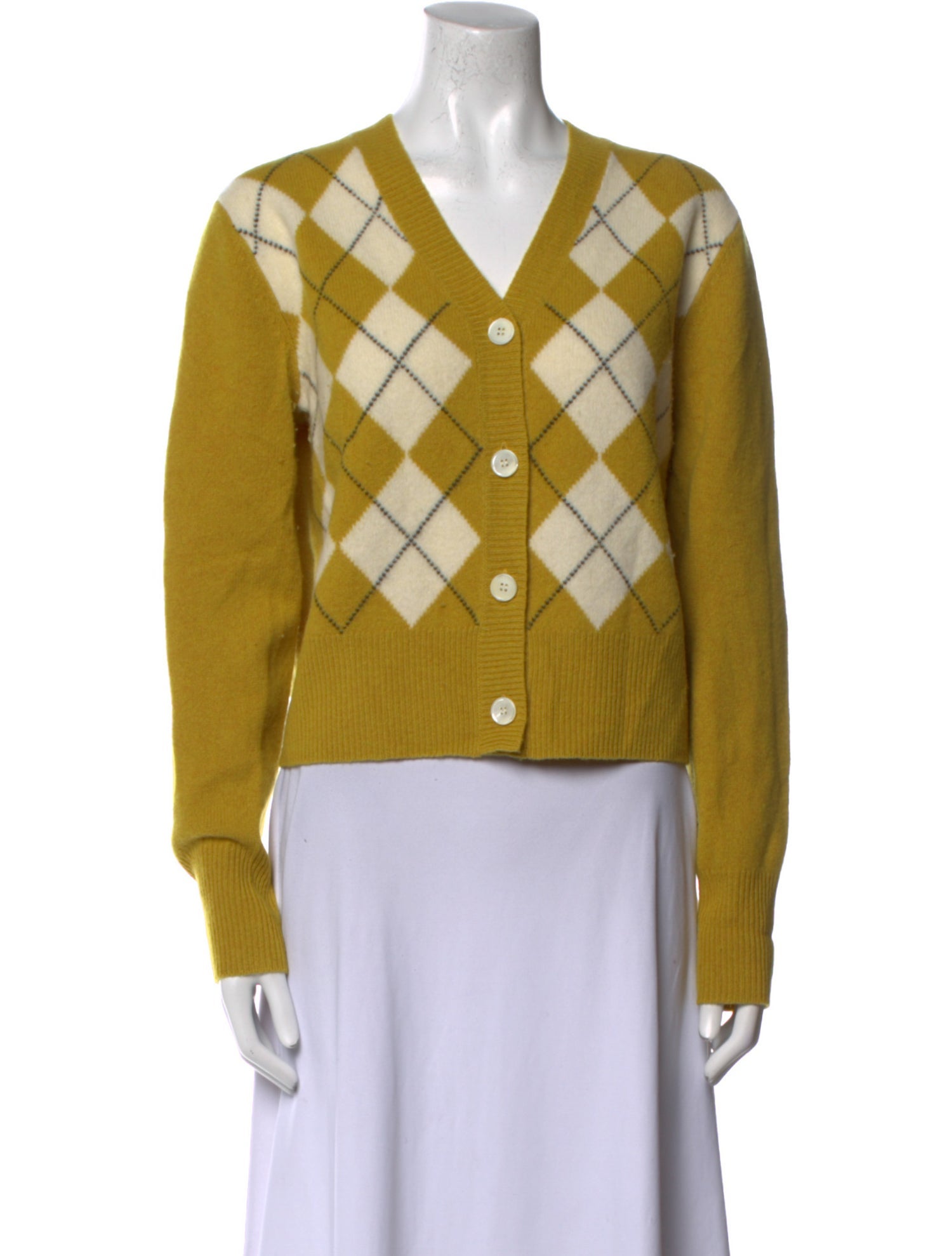 Alex Mill Merino Wool Plaid Print Sweater