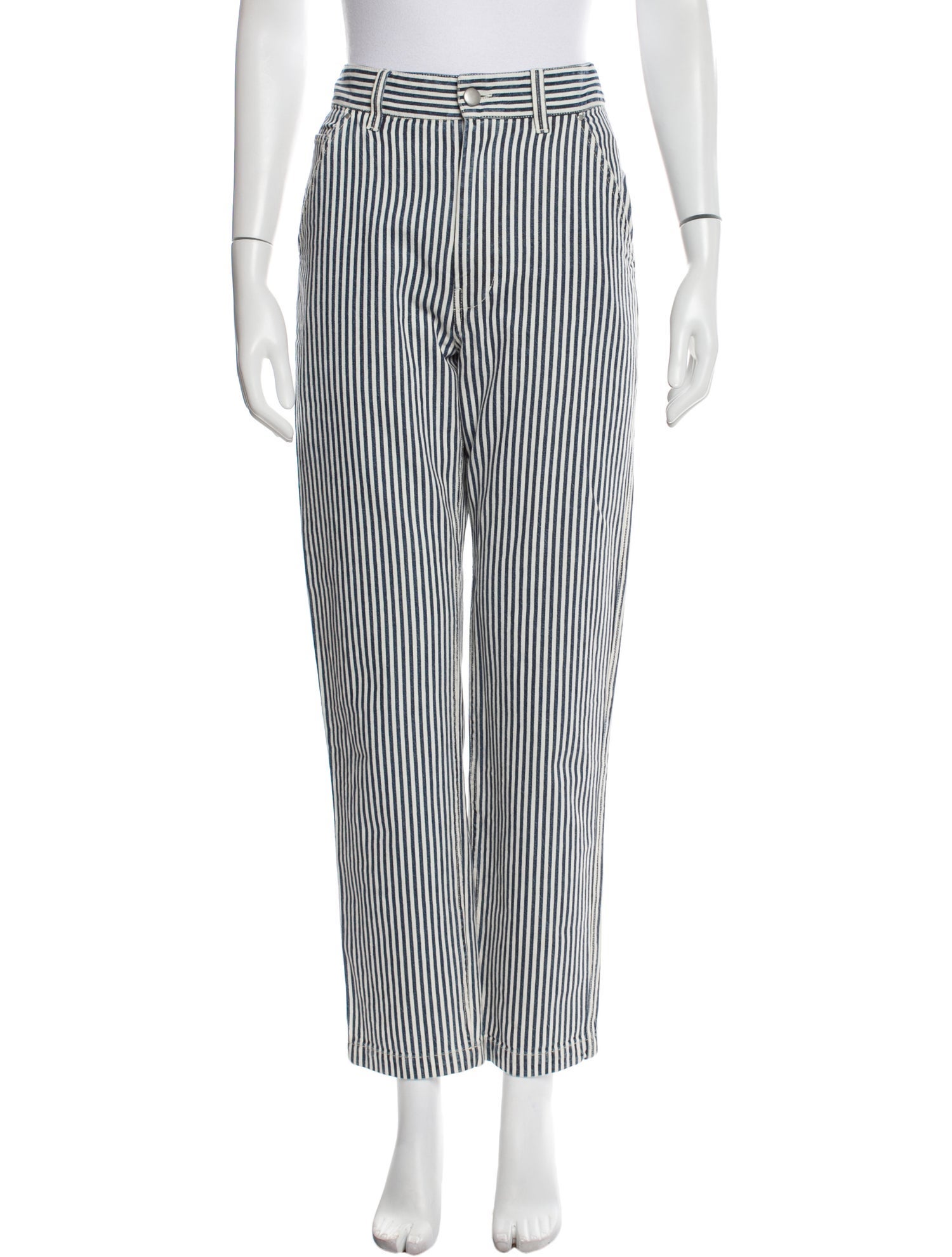 Alex Mill Striped Straight Leg Pants