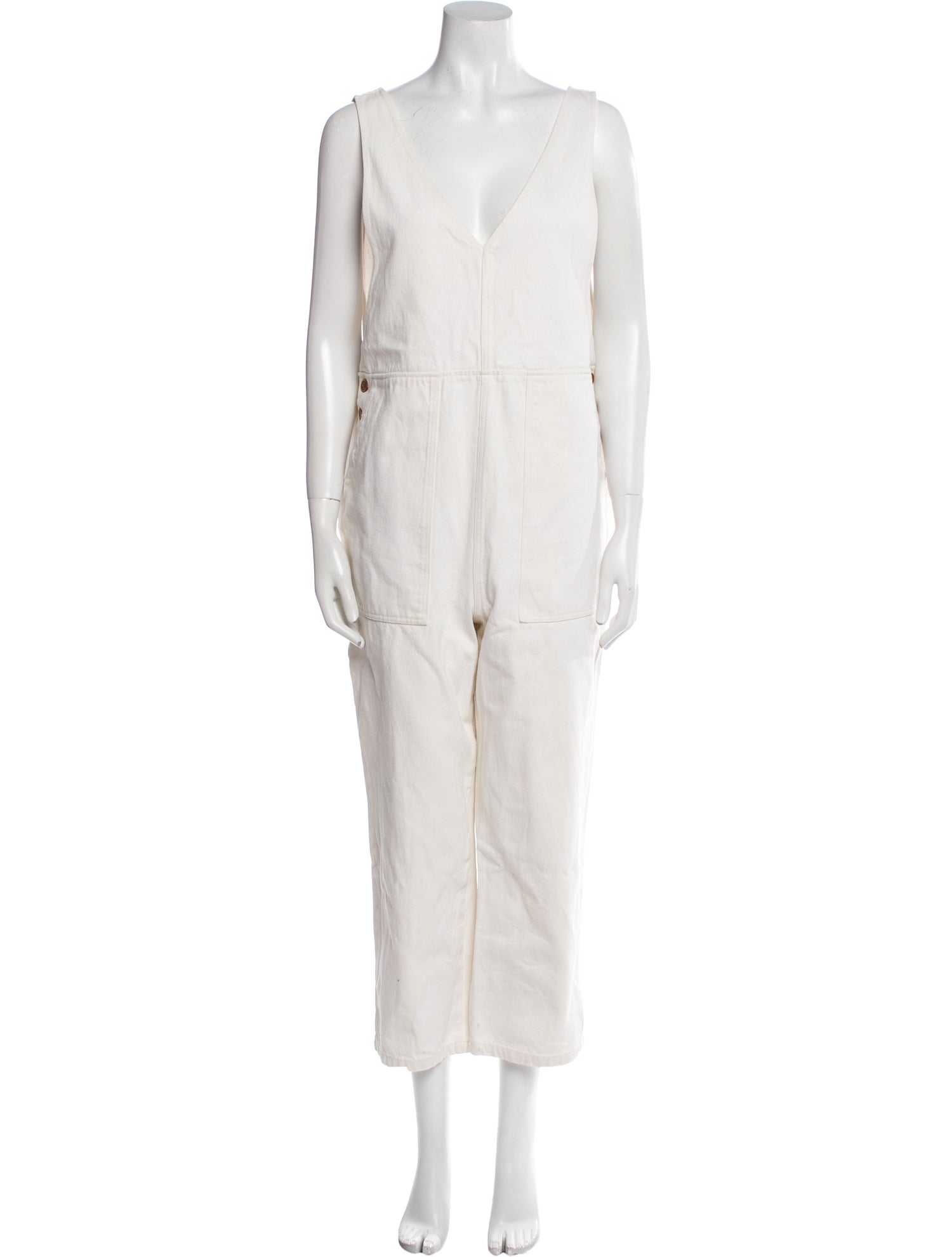 Alex Mill Plunge Neckline Jumpsuit