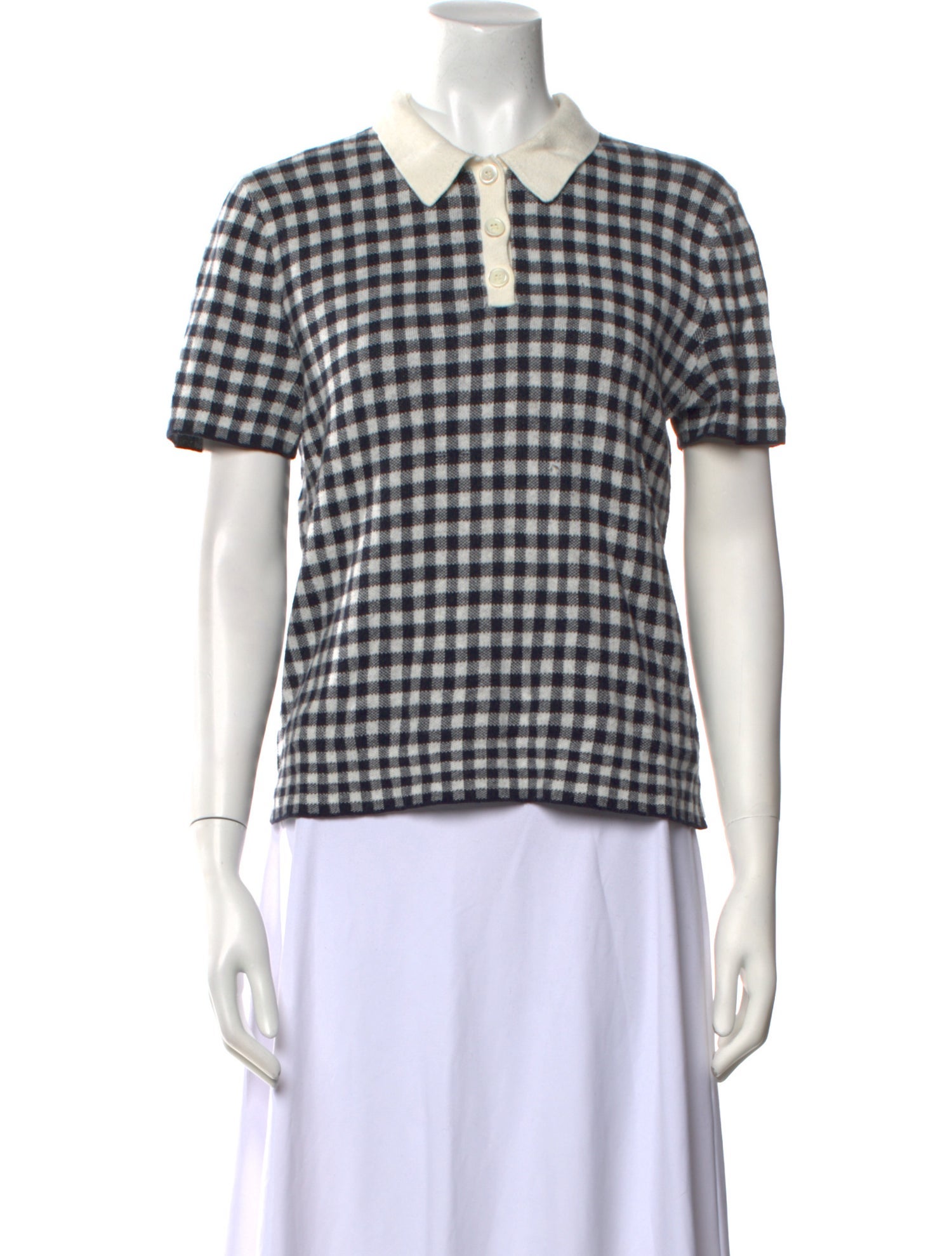 Alex Mill Plaid Print Crew Neck Sweater