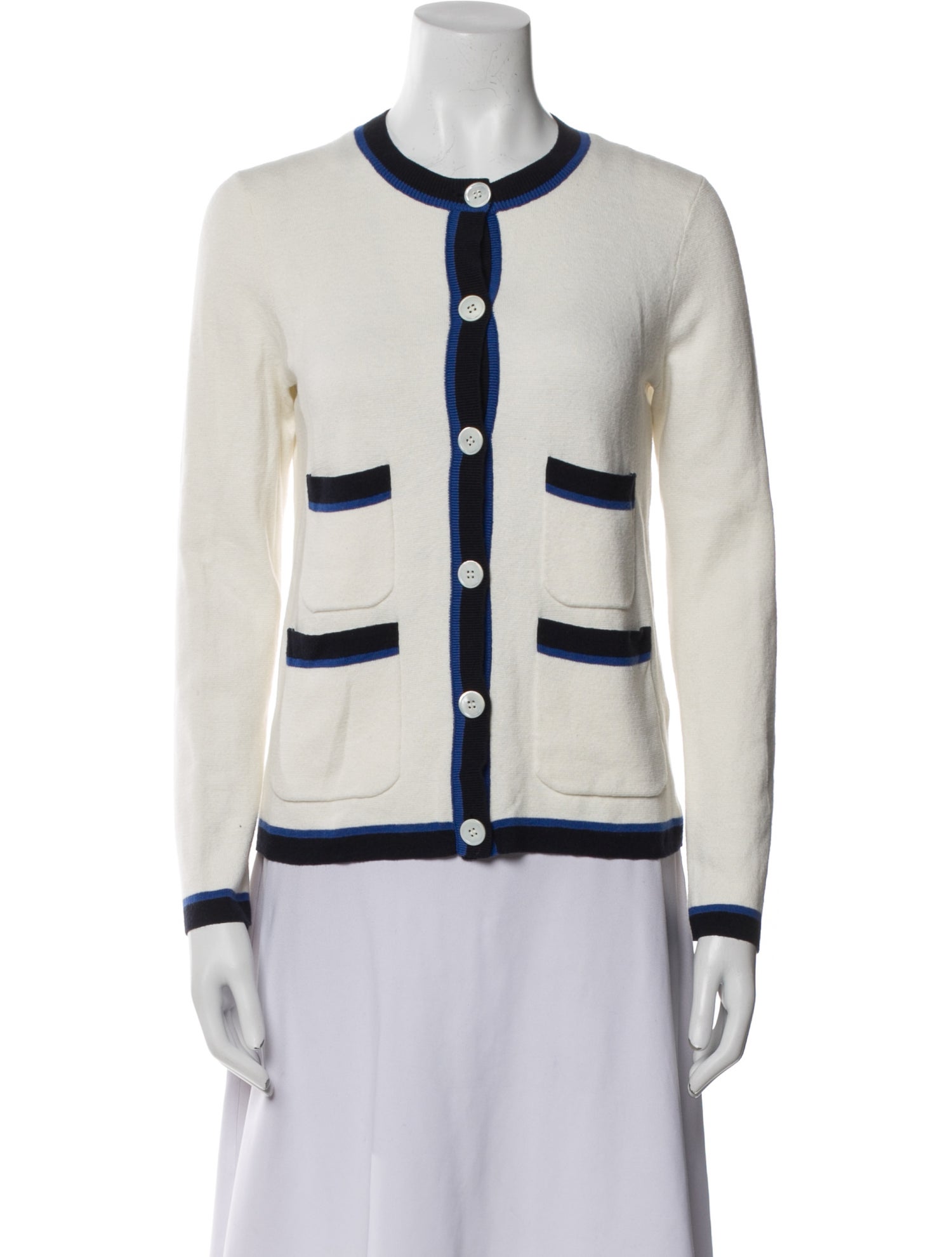 Alex Mill Colorblock Pattern Crew Neck Top