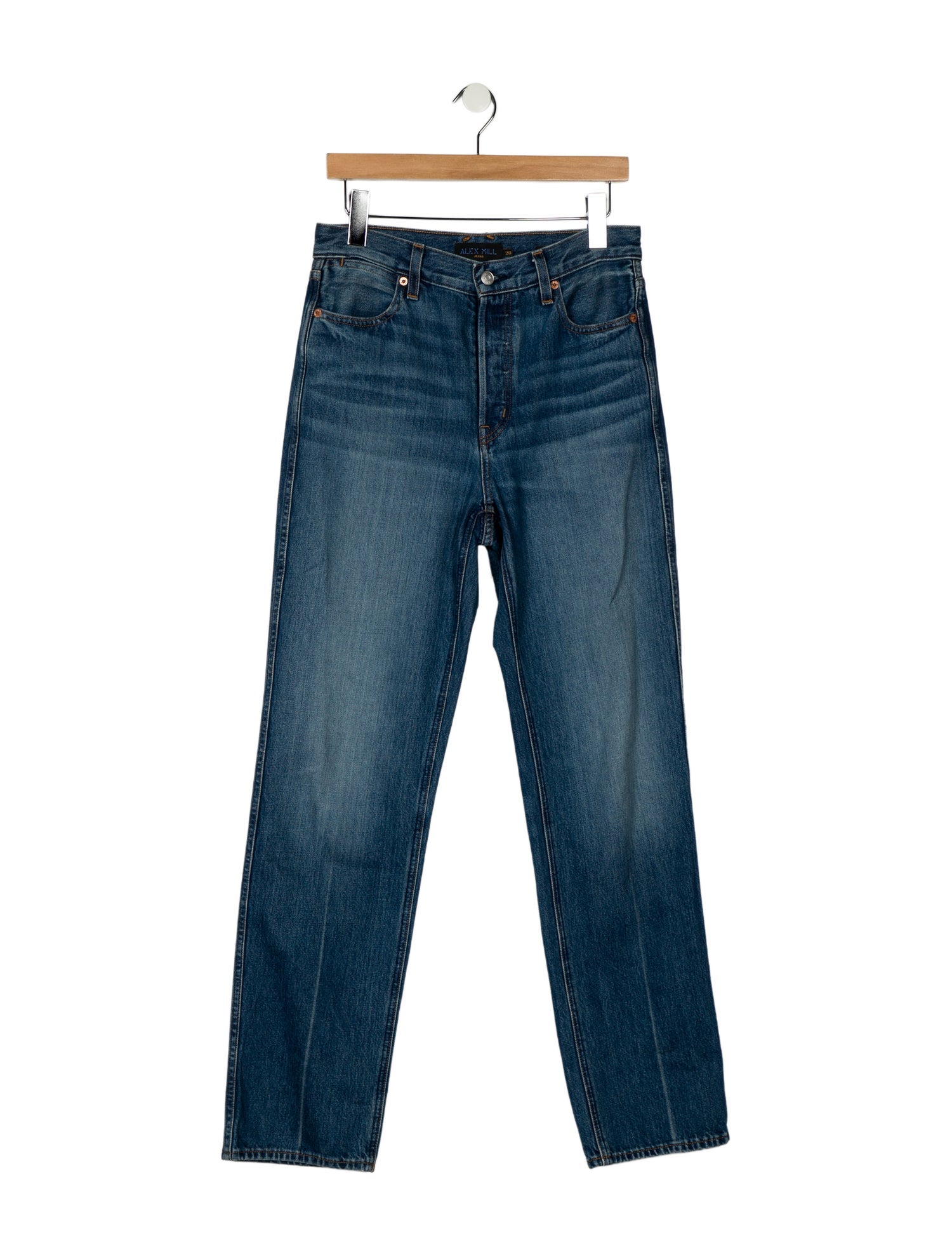 Alex Mill High-Rise Straight Leg Jeans