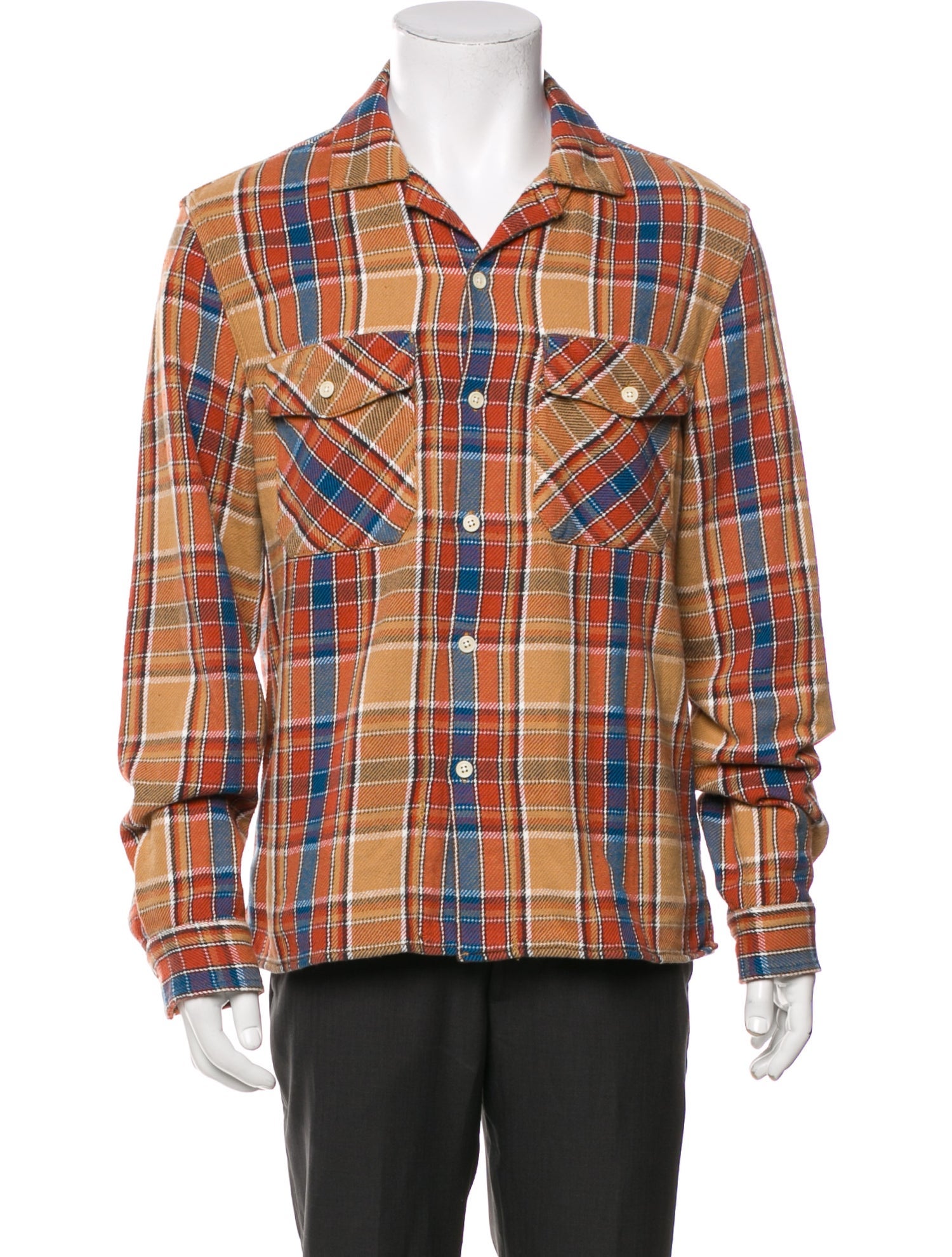 Alex Mill Plaid Print Utility Jacket