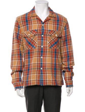 Alex Mill Plaid Print Utility Jacket