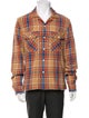 Alex Mill Plaid Print Utility Jacket