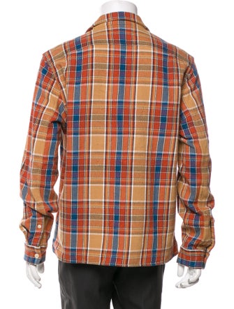 Alex Mill Plaid Print Utility Jacket