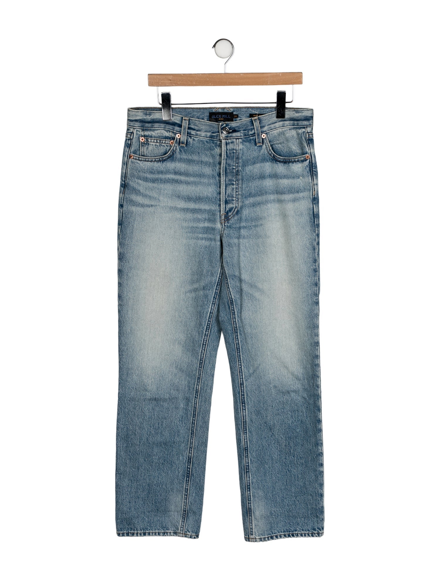 Alex Mill High-Rise Straight Leg Jeans