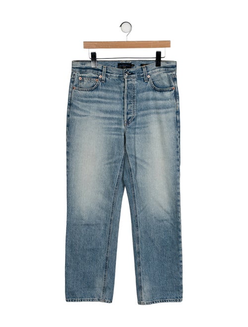 Alex Mill High-Rise Straight Leg Jeans