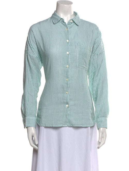 Alex Mill Striped Long Sleeve Button-Up Top
