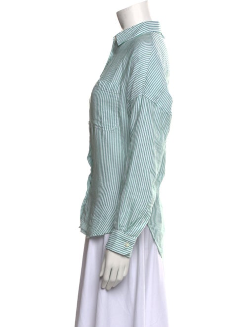 Alex Mill Striped Long Sleeve Button-Up Top