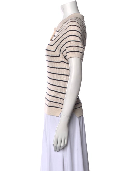 Alex Mill Striped V-Neck Polo
