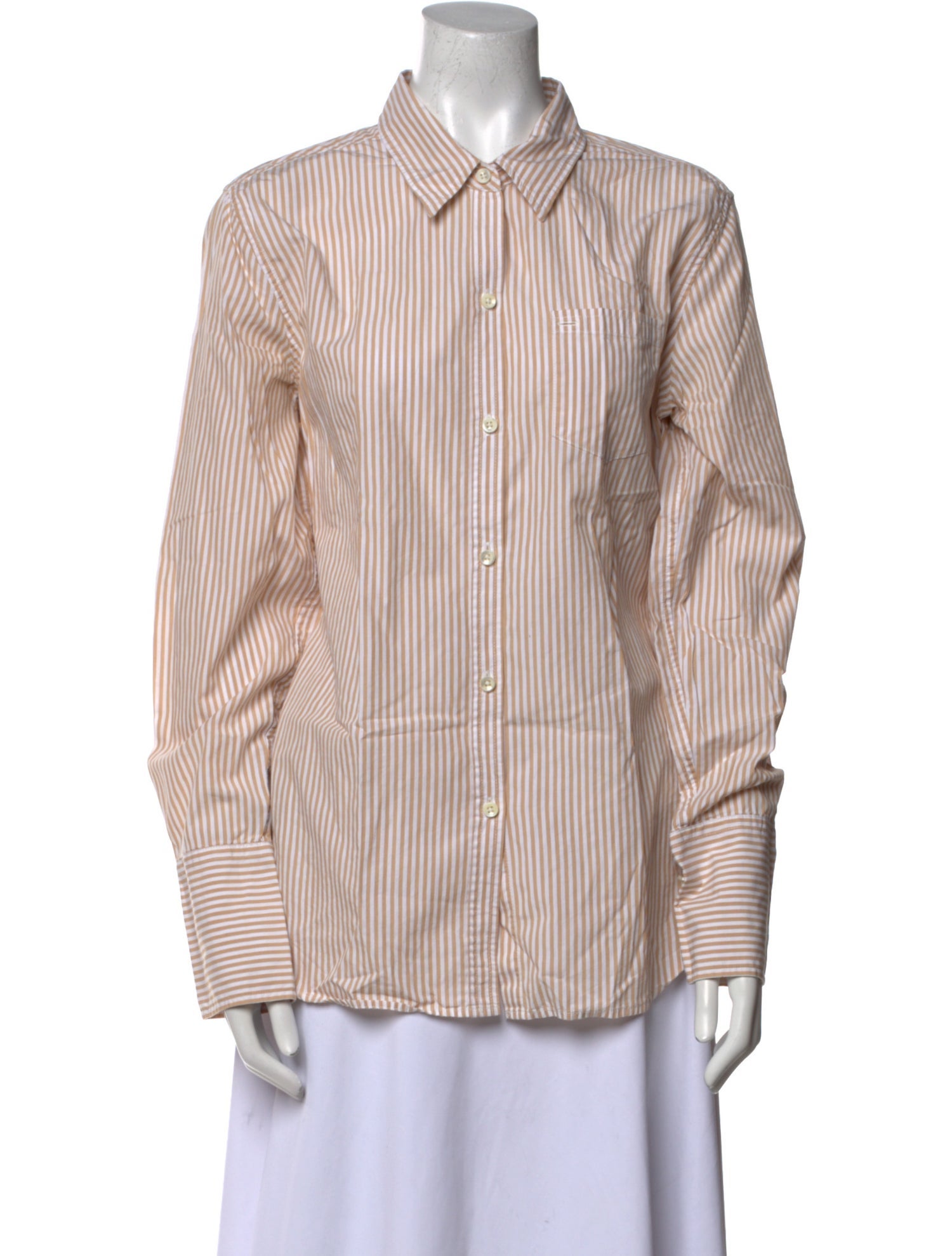 Alex Mill Striped Long Sleeve Button-Up Top