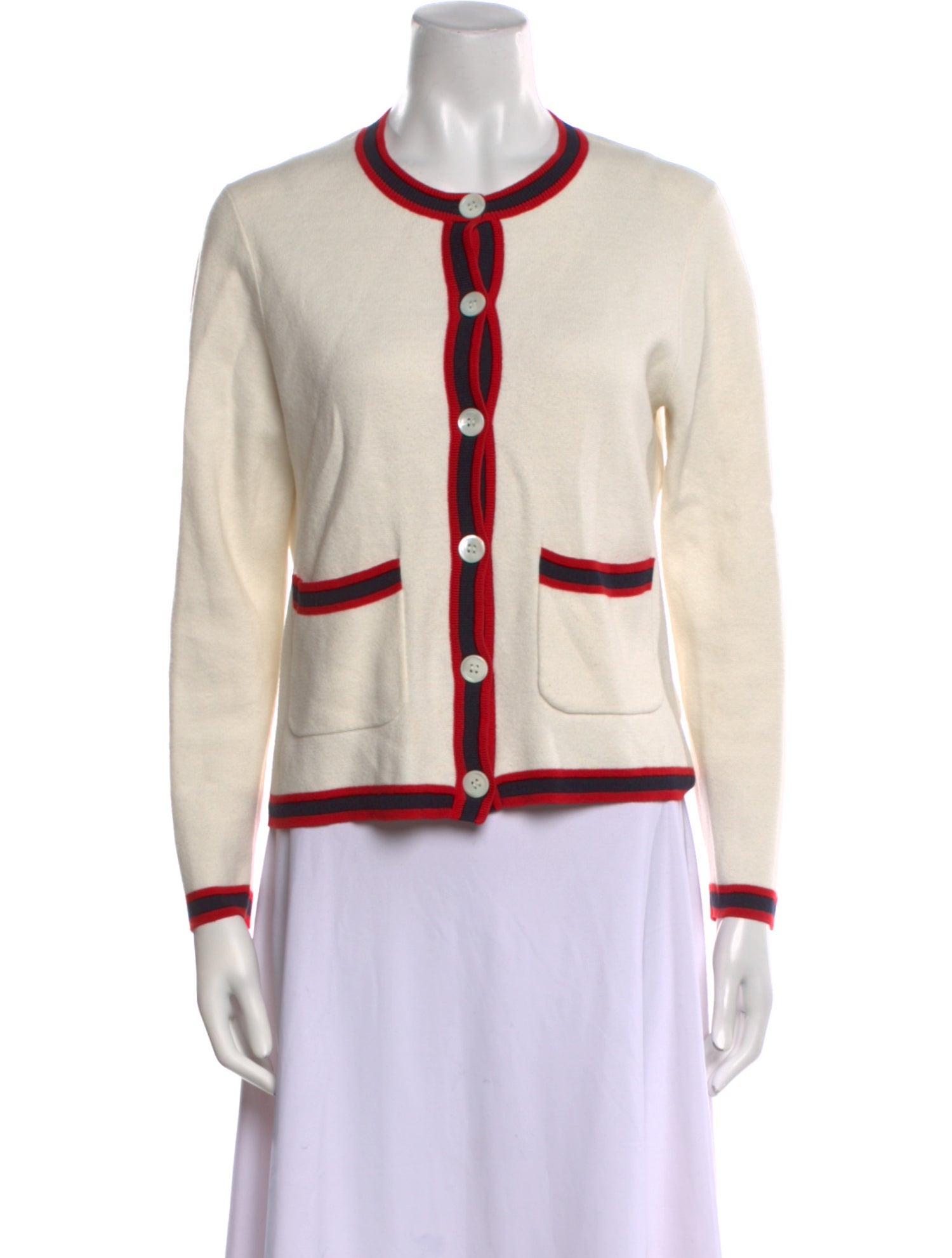 Alex Mill Colorblock Pattern Crew Neck Sweater