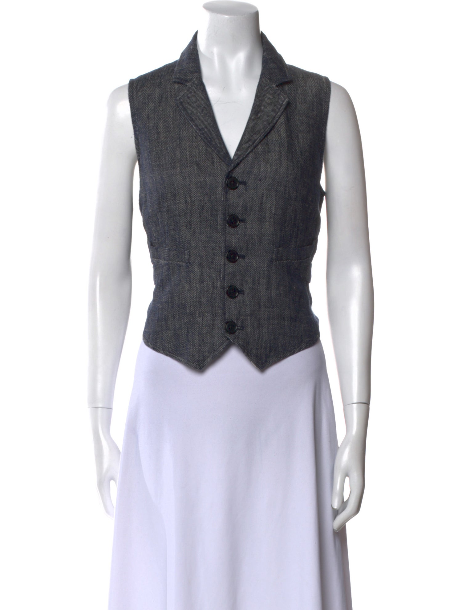 Alex Mill Linen Sleeveless Crop Top