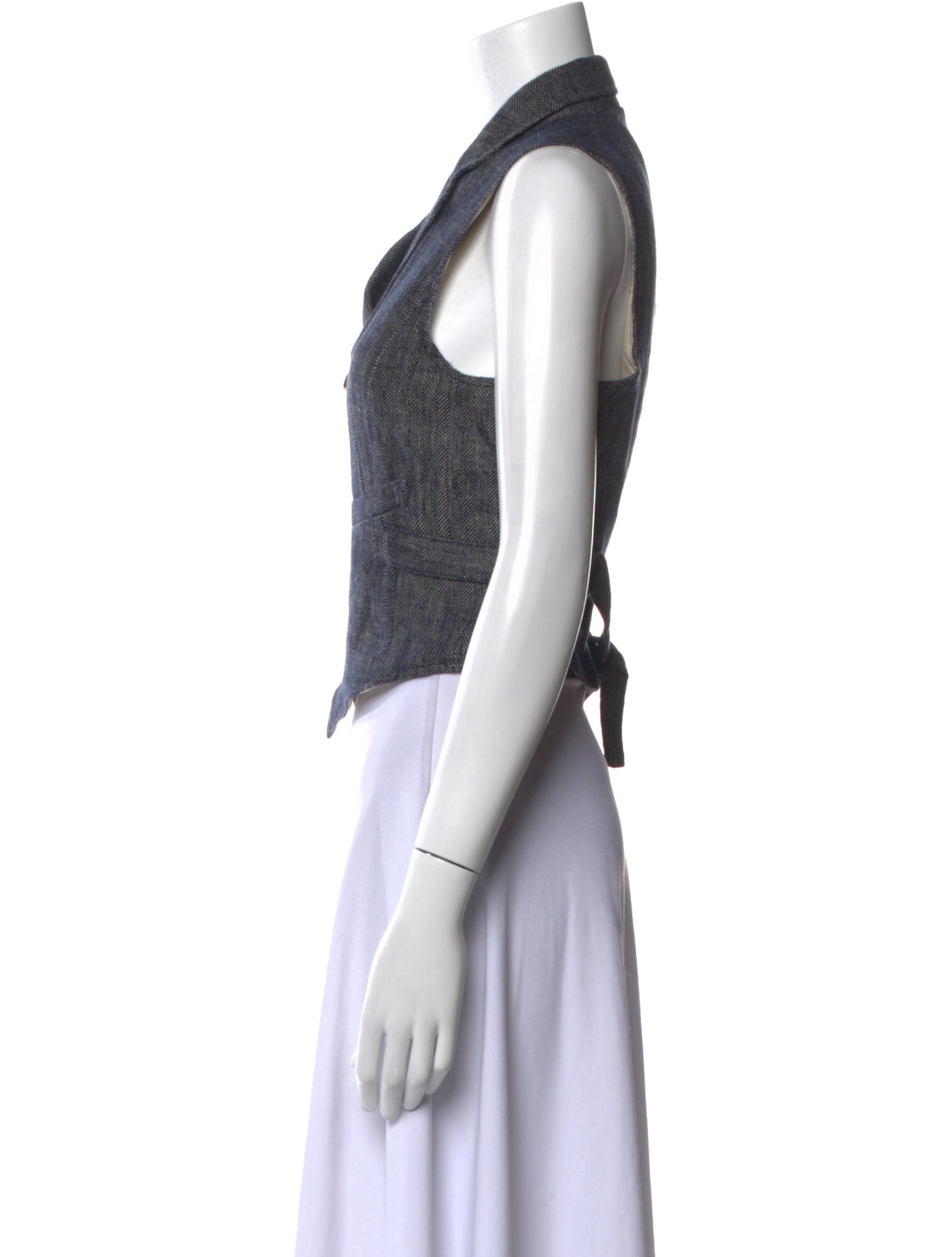 Alex Mill Linen Sleeveless Crop Top