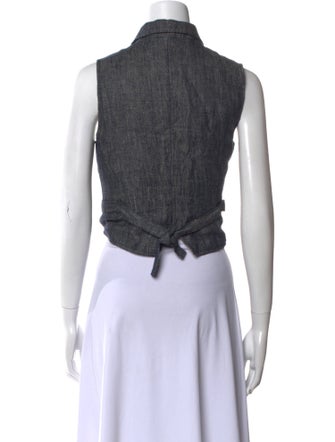 Alex Mill Linen Sleeveless Crop Top