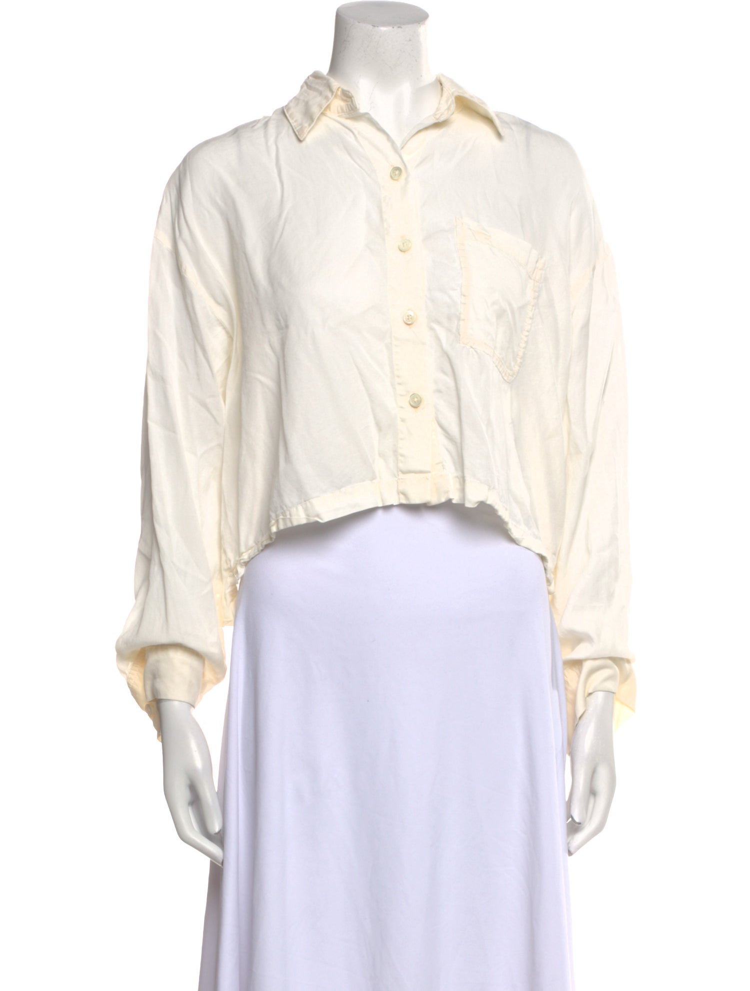 Alex Mill Long Sleeve Crop Top