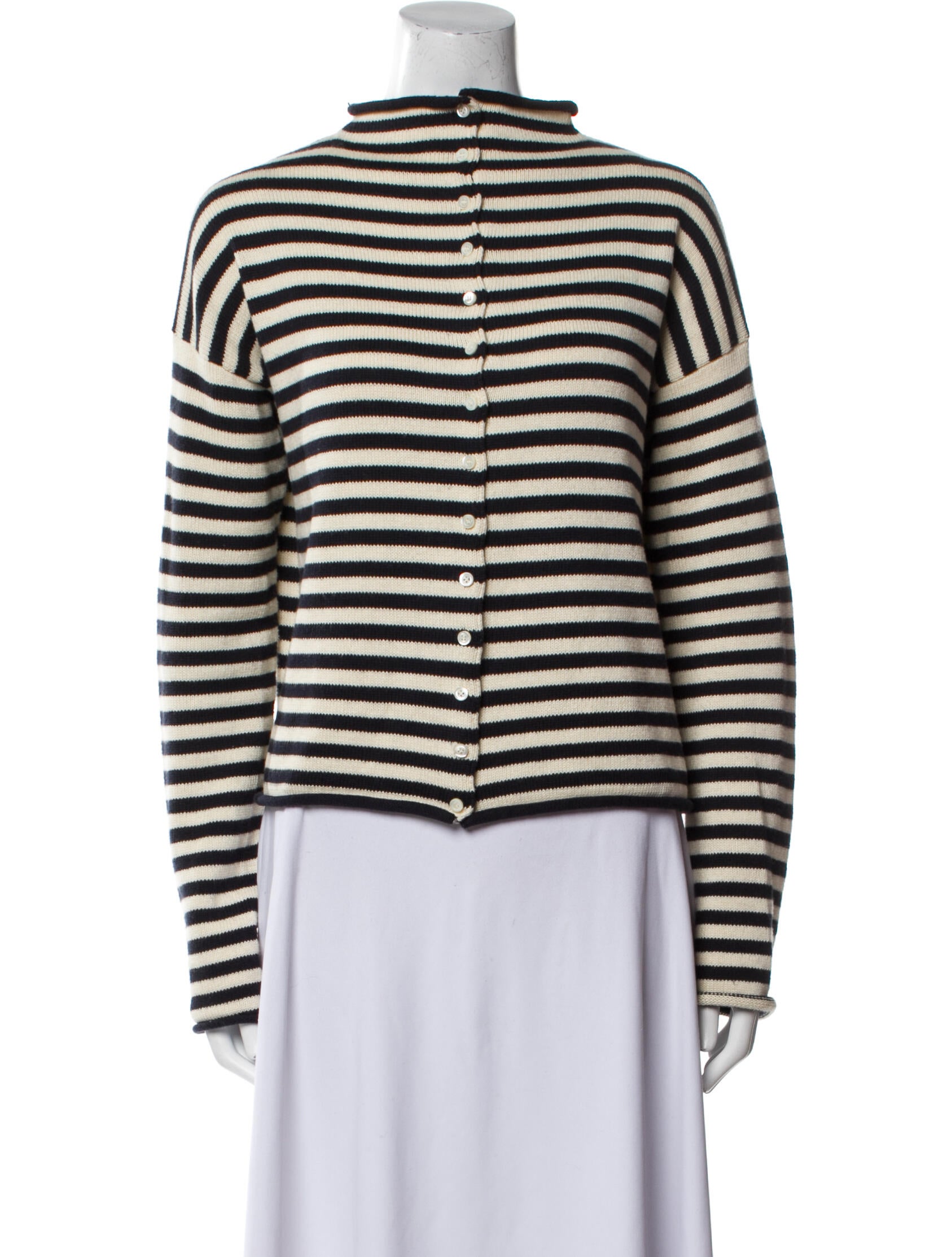 Alex Mill Striped Mock Neck Sweater